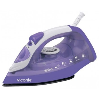 Утюг VICONTE VC-4301 фиолетовый, 1800 Вт, антипригарное покрытие