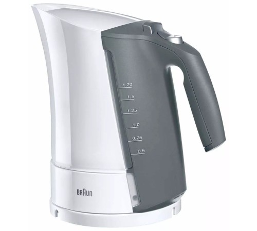 Чайник BRAUN WK-500 White 1.7 л, 3 кВт, белый