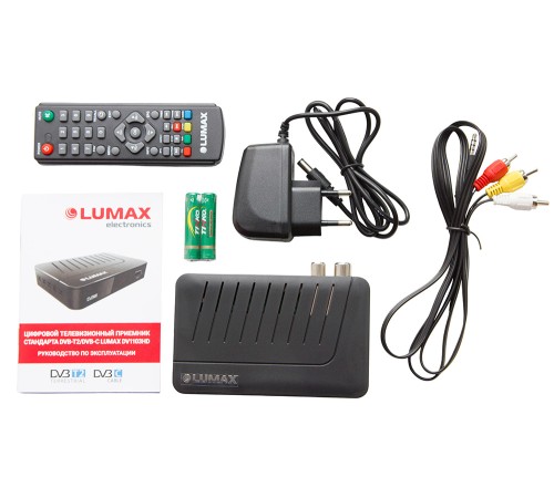 Цифровая ТВ приставка LUMAX DV1103HD, DVB-T2