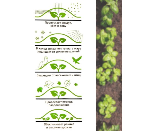 Укрывной материал для теплиц Спанбонд 60 г/м.кв Премиум 3,2х10 м белый