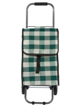 Тележка-сумка Рыжий кот D203 Green 37х27х92 см