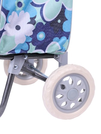 Тележка-сумка Рыжий кот А204 "Незабудки" 