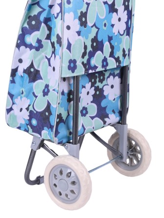 Тележка-сумка Рыжий кот А204 "Незабудки" 