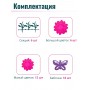 Ограждение для клумбы, бордюр садовый пластиковый 6 штук "Цветник" №3 Альтернатива М2191