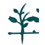 Ограждение для клумбы, бордюр садовый пластиковый 6 штук "Цветник" №3 Альтернатива М2191