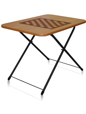 Стол складной Ника ТСТИ 75х50 см с шахматным полем