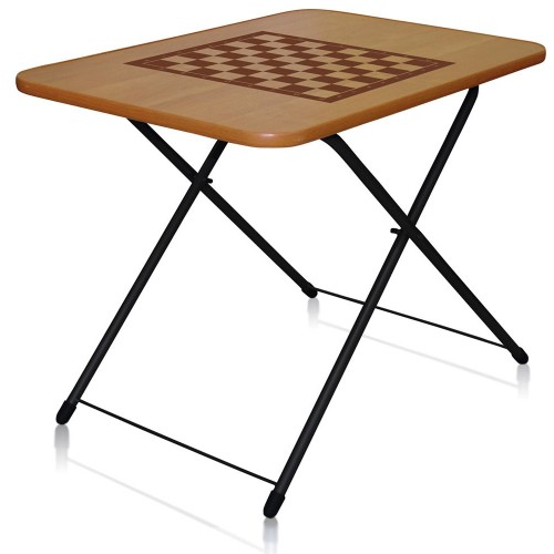 Стол складной Ника ТСТИ 75х50 см с шахматным полем