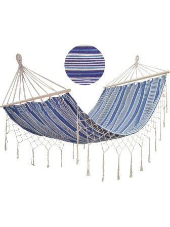Гамак полотняный ЭКОС Ham-15 200х120 см с бахромой