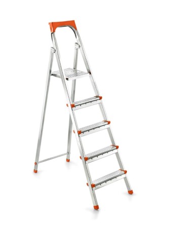 Стремянка UFUK 5 ступеней стальная, оцинкованная