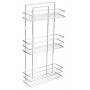 Полка прямая 3-х ярусная COMFORT LIFE EK-508 хром
