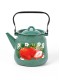 Чайник эмалированный  3,5 л, Стальэмаль 1с26с, Клубника садовая изумрудный