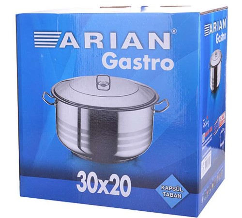 Кастрюля 13 л Аrian Gasrto 80368 с крышкой Кастрюля 13 л Аrian Gasrto 80368 с крышкой