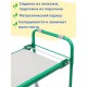 Складная скамейка перевертыш Ника СКМ/З мягкая, зеленая
