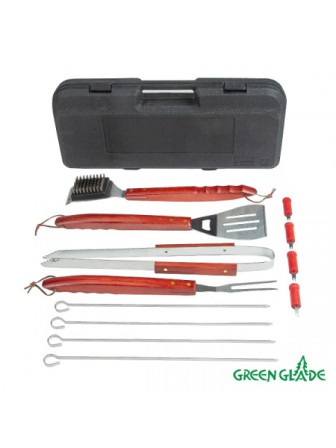 Набор для гриля Green Glade GB008 подарочный в чемодане (12 предметов)