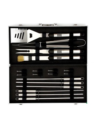 Набор для гриля и шашлыка Green Glade SC007 подарочный в чемодане (18 предметов)