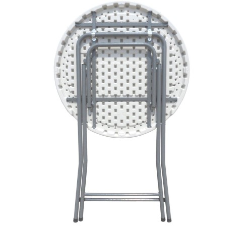 Стол складной барный Green Glade F081 белый 80x80x110 см Стол складной барный Green Glade F081 белый 80x80x110 см