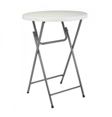 Стол складной барный Green Glade F081 белый 80x80x110 см