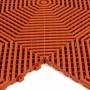 Плитка для садовых дорожек Helex 40х40х1,8 (6 шт) терракотовая