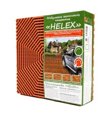 Плитка для садовых дорожек Helex 40х40х1,8 (6 шт) терракотовая