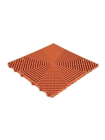 Плитка для садовых дорожек Helex 40х40х1,8 (6 шт) терракотовая