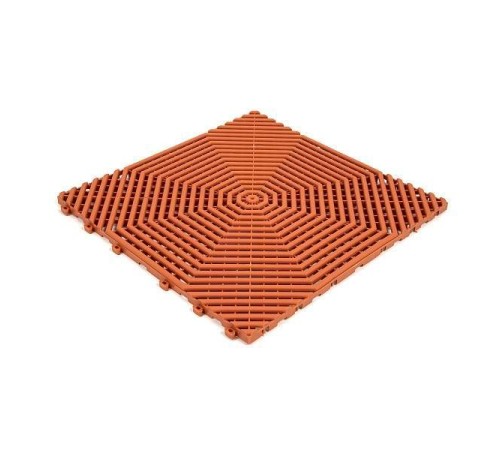 Плитка для садовых дорожек Helex 40х40х1,8 (6 шт) терракотовая
