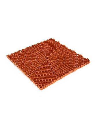 Плитка для садовых дорожек Helex 40х40х1,8 (6 шт) терракотовая