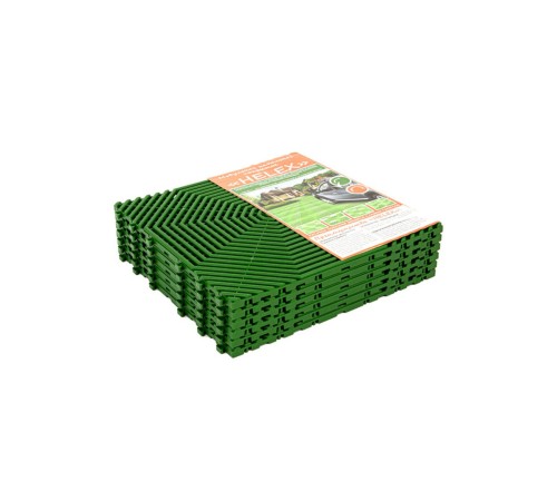 Плитка для садовых дорожек Helex 40х40х1,8 (6 шт) зеленая