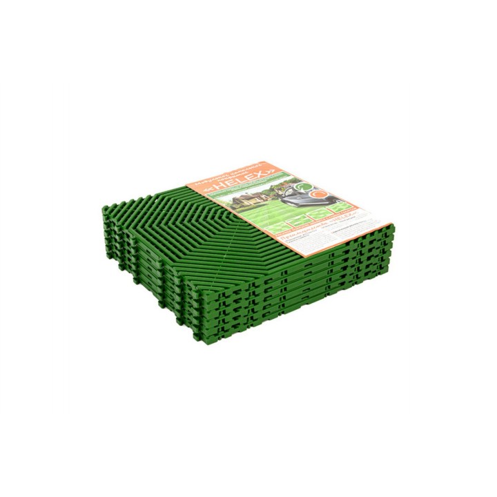 Плитка для садовых дорожек Helex 40х40х1,8 (6 шт) зеленая