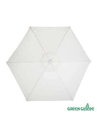 Зонт от солнца пляжный Green Glade A2092 белый d 270 см