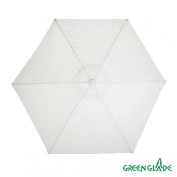 Зонт от солнца пляжный Green Glade A2092 белый d 270 см