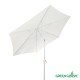 Зонт от солнца пляжный Green Glade A2092 белый d 270 см