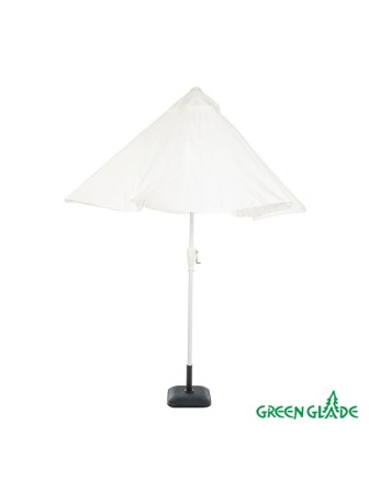 Зонт от солнца пляжный Green Glade A2092 белый d 270 см