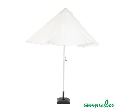 Зонт от солнца пляжный Green Glade A2092 белый d 270 см