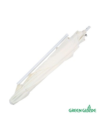 Зонт от солнца пляжный Green Glade A2092 белый d 270 см