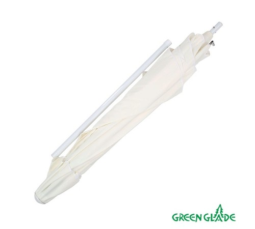 Зонт от солнца пляжный Green Glade A2092 белый d 270 см