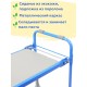 Складная скамейка перевертыш Ника СКМ/Г мягкая, голубая