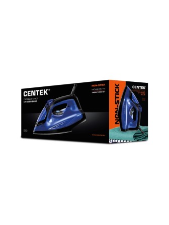 Утюг Centek CT-2360 Blue 1800 Вт, паровой удар