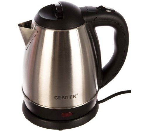 Чайник Centek CT-0036 нержавеющая сталь, 1.2 л, 2.0 кВт, диск