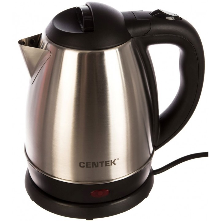 Чайник Centek CT-0036 нержавеющая сталь, 1.2 л, 2.0 кВт, диск