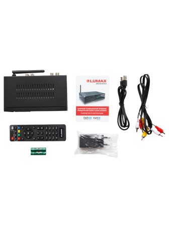 Приставка для цифрового ТВ LUMAX DV4205HD, DVB-T2