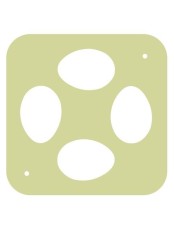 Решетка в Овоскоп гусиная на 4 яйца пластиковая большая