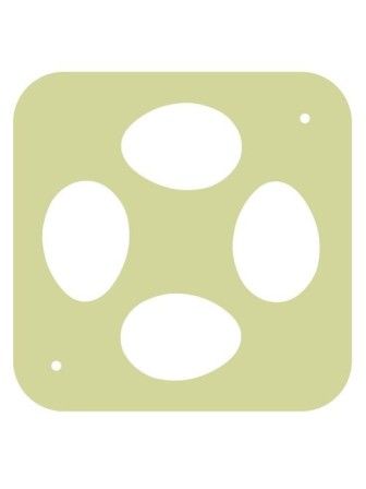 Решетка в Овоскоп гусиная на 4 яйца пластиковая большая