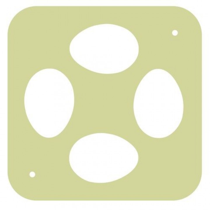 Решетка в Овоскоп гусиная на 4 яйца пластиковая большая