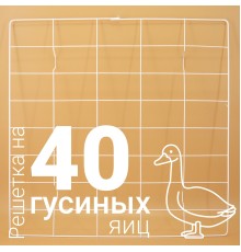 Решетка гусиная №5 на 40 ячеек для инкубатора Несушка 63