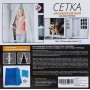 Антимоскитная сетка на магнитах 90х210 см синяя