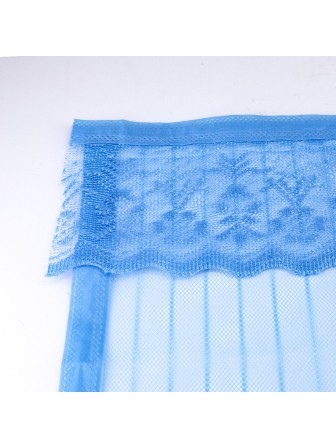 Антимоскитная сетка на магнитах 90х210 см синяя