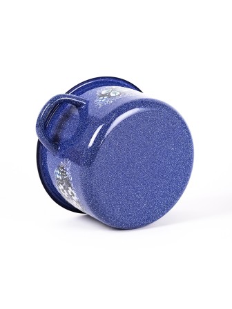 Кастрюля эмалированная 1,5 л, Стальэмаль 1с15с/1, Голубика, синий