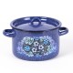 Кастрюля эмалированная 2,9 л, Стальэмаль 1с16с/1, Голубика, синий