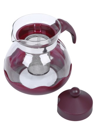 Чайник заварочный 1,5 л стеклянный MALLONY Decotto-1500 жаропрочное стекло