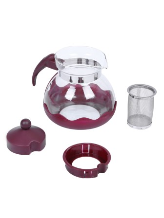 Чайник заварочный 1,5 л стеклянный MALLONY Decotto-1500 жаропрочное стекло